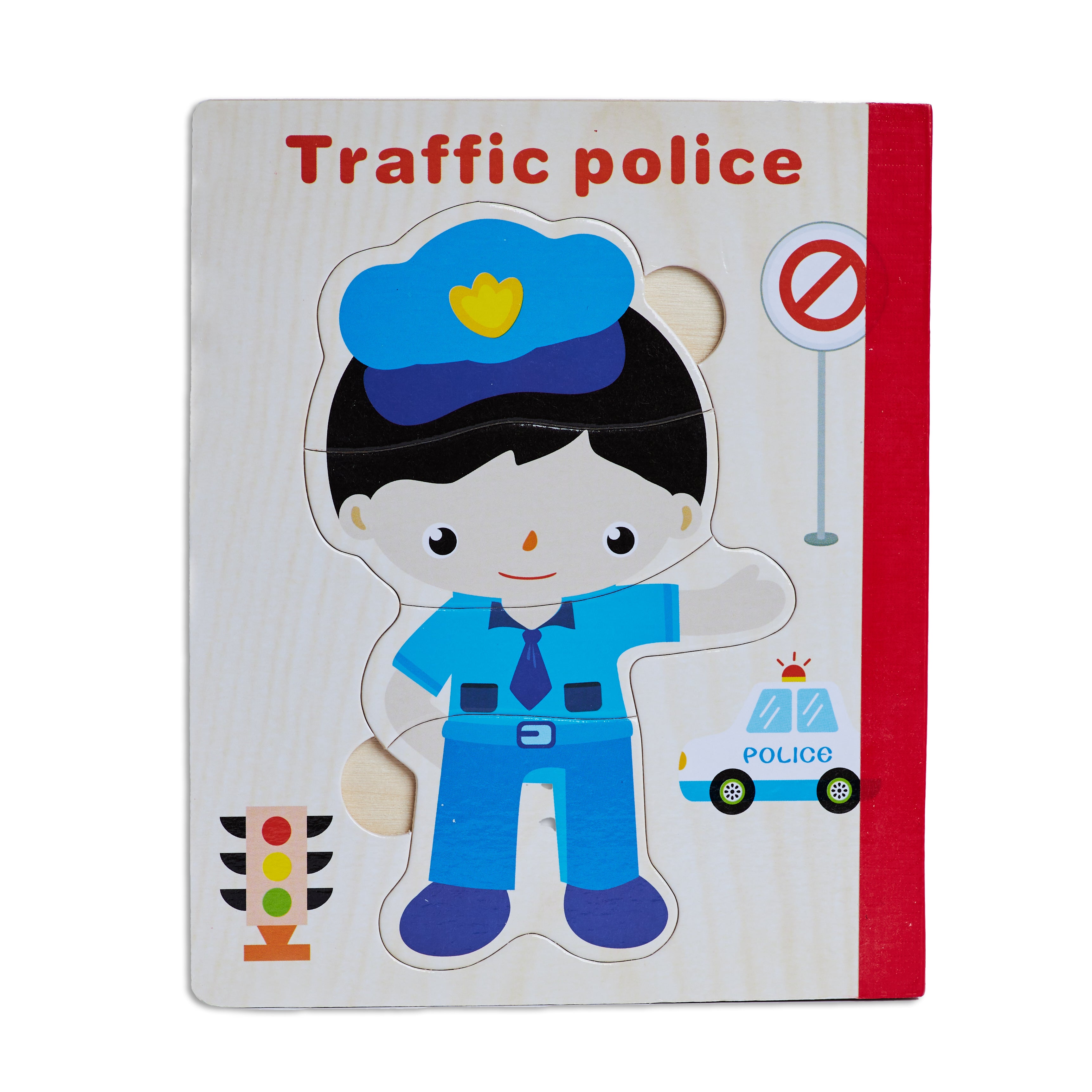 Wooden book puzzle toy