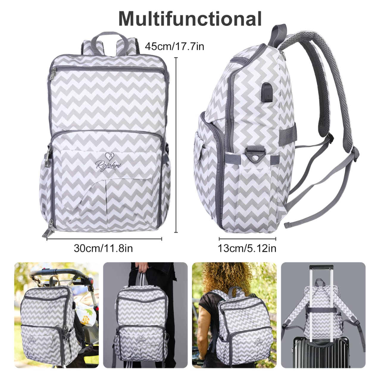 Baby Diaper Bag - rojohribaby