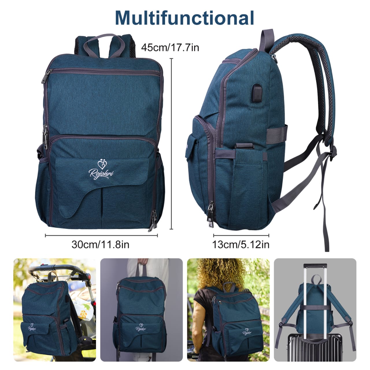 Baby Diaper Bag - rojohribaby
