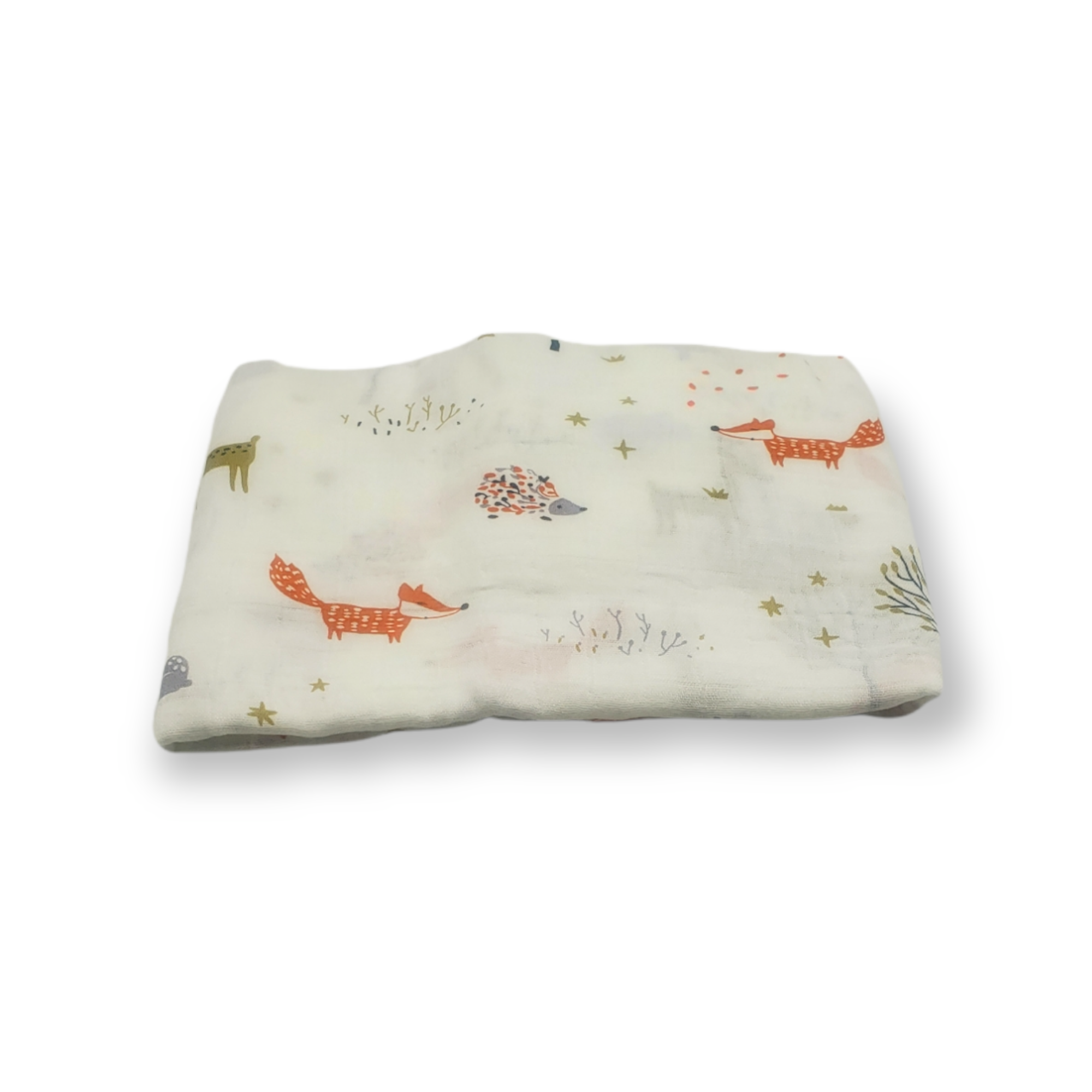 Soft Baby Swaddle Blanket With Fox Printed - Baby Essentials Online